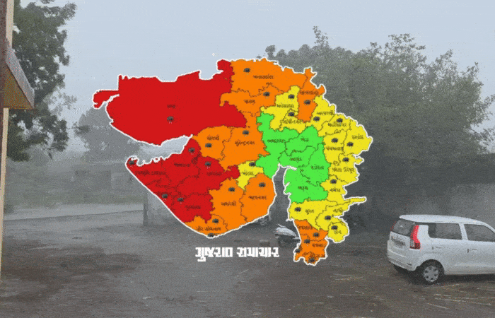 ગુજરાતના 10થી વધુ જિલ્લામાં યલો-ઑરેન્જ ઍલર્ટ, 6 દિવસ ધોધમાર વરસાદની આગાહી