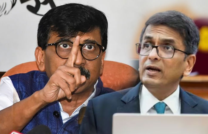 મહારાષ્ટ્રમાં પરાજય બાદ સંજય રાઉતના પૂર્વ CJI ચંદ્રચૂડ પર ગંભીર આક્ષેપ, કહ્યું- ઈતિહાસ તેમને માફ નહીં કરે