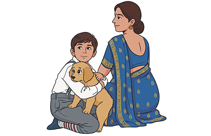 ગલુડિયાની ચોરી                                              .