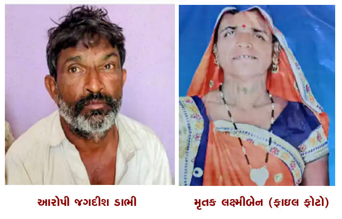 પતિએ આડેધડ લોખંડના દસ્તાના ઘા ઝીંકી દઈ પત્નીને મોતને ઘાટ ઉતારી