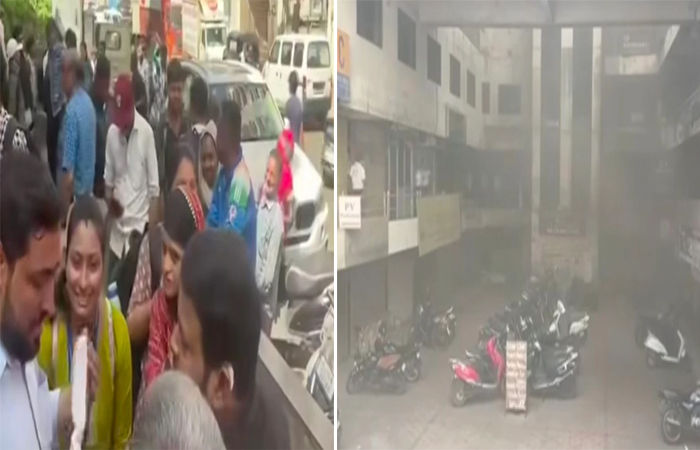 વડોદરામાં સયાજીગંજના સિલ્વર કોમર્શિયલ કોમ્પ્લેક્સમાં આગ લાગતા નાસભાગ મચી, કોમ્પ્લેક્સ ખાલી કરાવ્યું