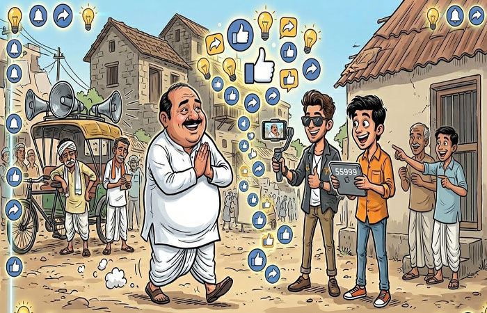 ચૂંટણીપ્રચારમાં કન્ટેન્ટ ક્રીએટર્સ અને ડિજિટલ માર્કેટિંગવાળાઓને તડાકો