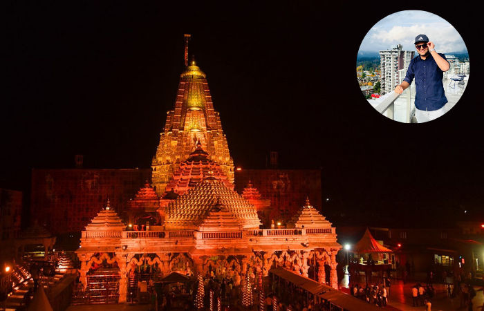 Indian youth in Canada donates part of his first salary to Ambaji temple