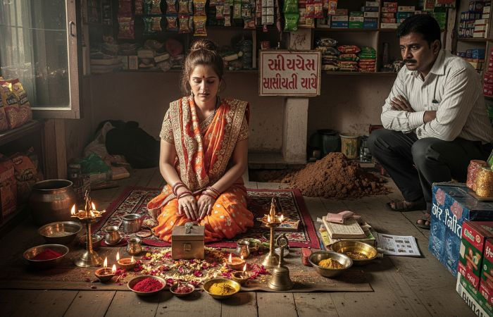 તમારી દુકાન નીચે સોનું છે... ગોધરાની મહિલા તાંત્રિકની વિધિના નામે 67 લાખની છેતરપિંડી