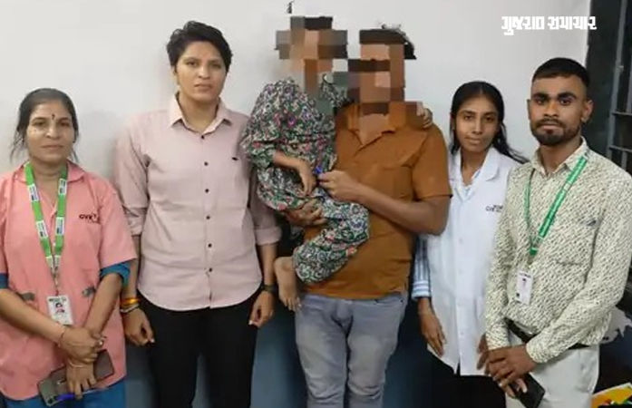 મૂકબધિર બાળકીનો પિતા સાથે મેળાપ: પરિવારને શોધવા અમદાવાદની અભયમ ટીમે  અનોખો રસ્તો અપનાવ્યો