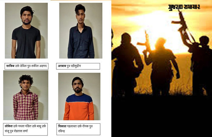 પાકિસ્તાન માટે કામ કરનારા 4 આતંકવાદીઓની UPથી ધરપકડ, સલૂનની આડમાં દેશ વિરોધી ષડયંત્ર