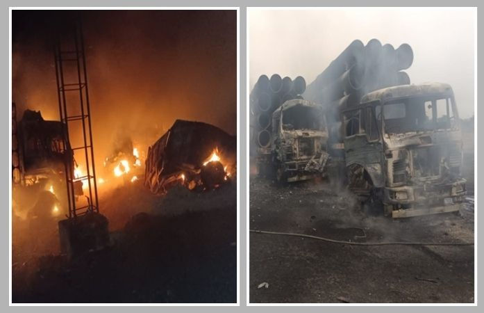 કચ્છમાં  ભચાઉ નજીક LPG ગેસ ટેન્કરમાં બ્લાસ્ટ, 6-7 વાહનો ભસ્મીભૂત, જાનહાનિની   આશંકા