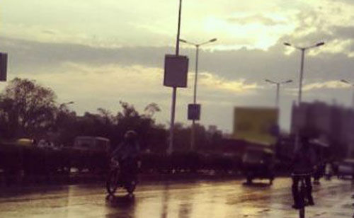 ભાવનગરમાં દશેરાએ હળવાથી ભારે ઝાપટાં