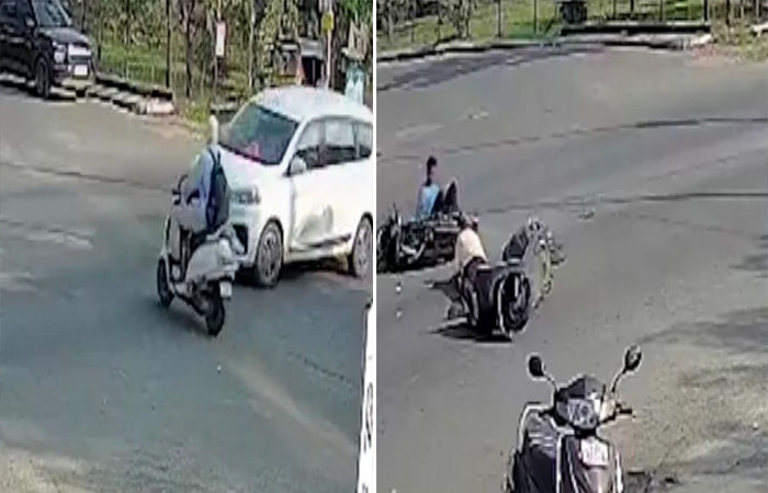વડોદરામાં સમા મામલતદાર કચેરી ચાર રસ્તા અકસ્માતનો બ્લેક સ્પોટ બન્યો, ત્રણ દિવસમાં ત્રણ બનાવ