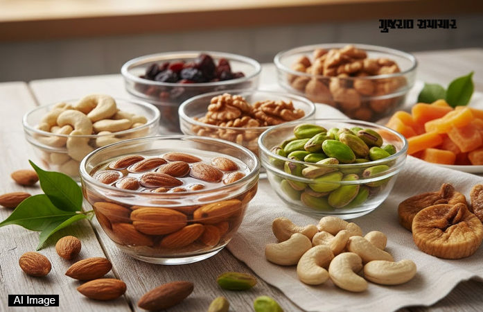 કયા ડ્રાય ફ્રૂટ્સને કેટલી મિનિટ પલાળીને ખાવાથી મળે છે બમણો ફાયદો? જાણો રીત
