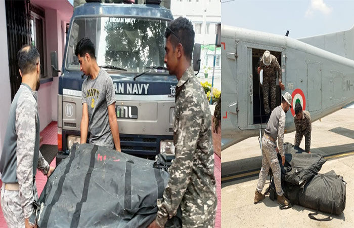 Cyclone Remal: Indian Navy’s diving and flood relief teams on standby