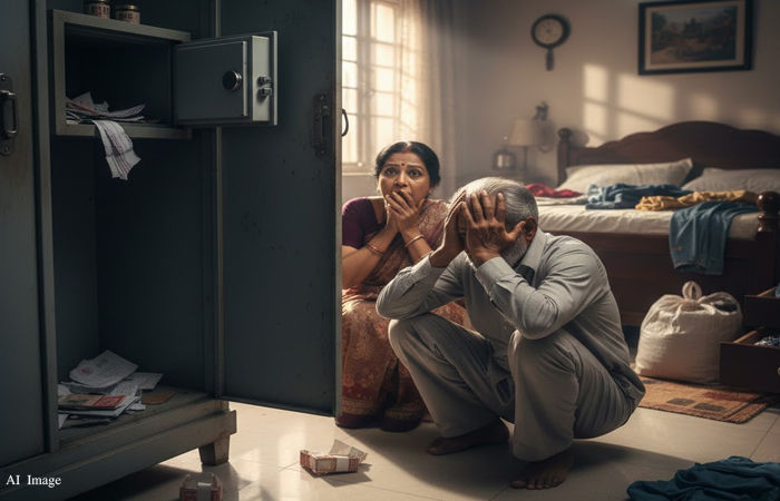 વડોદરા: ઘરની તિજોરીના લોકરમાંથી રોકડા 1.46 લાખની ચોરી