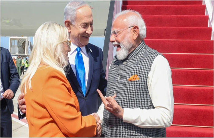 'મેચિંગ, મેચિંગ..' ઈઝરાયલી PMના આ વિનોદ પર નરેન્દ્ર મોદી હસી પડયા