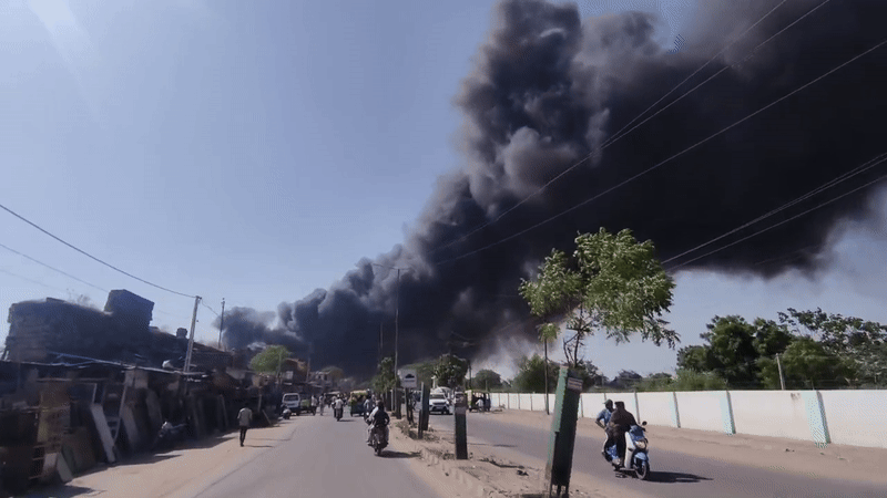 Massive fire at Bhuj jail destroys 1,200 seized vehicles