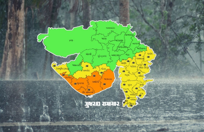 ગુજરાતમાં ભારેથી અતિભારે વરસાદની આગાહી, ભારે પવન પણ ફૂંકાશે, આવતીકાલે 20 જિલ્લામાં ઍલર્ટ