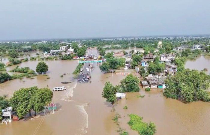 ખેડા તાલુકાના ગામોમાં સાબરમતી નદીના પાણી ઘૂસતા જળબંબાકાર