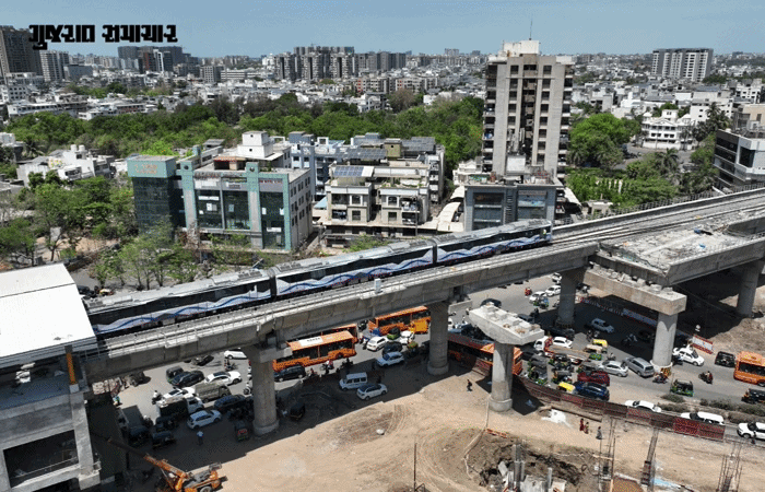 પાલિકાની ચૂંટણી પહેલા સુરતમાં મેટ્રો ટ્રેનનું ટ્રાયલ રન શરૂ, ડ્રીમ સિટીથી અલથાણ ટેનામેન્ટ સ્ટેશન વચ્ચે વાયડક્ટનું કામ પૂર્ણ