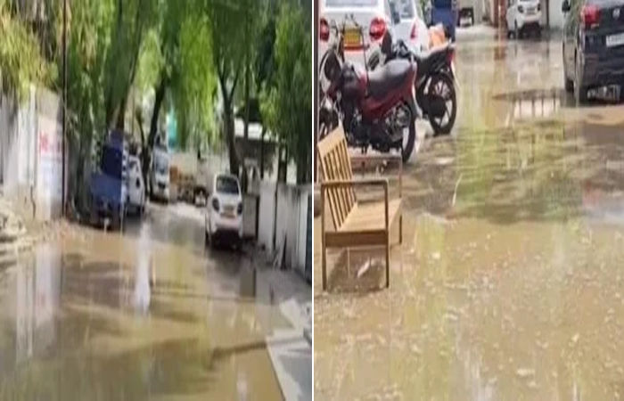 ગોત્રી વિસ્તારમાં પાણીની લાઇનમાં ફરી ભંગાણથી હજારો લિટર પાણી વેડફાયું