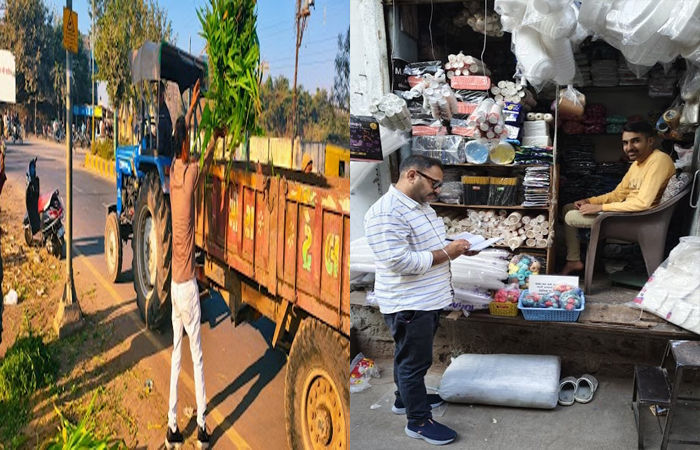 જામનગર શહેરના વેપારીઓ સામે મનપાની સિંગલ યુઝ પ્લાસ્ટિકની ઝુંબેશ દરમિયાન 49 વેપારીઓ ઝપટે ચડ્યા : 22 હજારનો દંડ