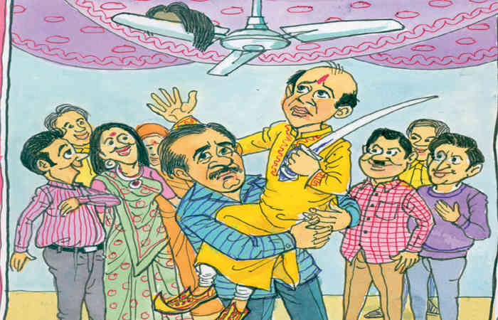 વરરાજા - પોખીંગ ? .