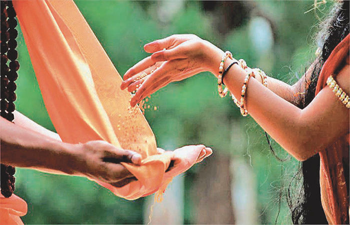 ''श्रद्धया देवम्''                                         .