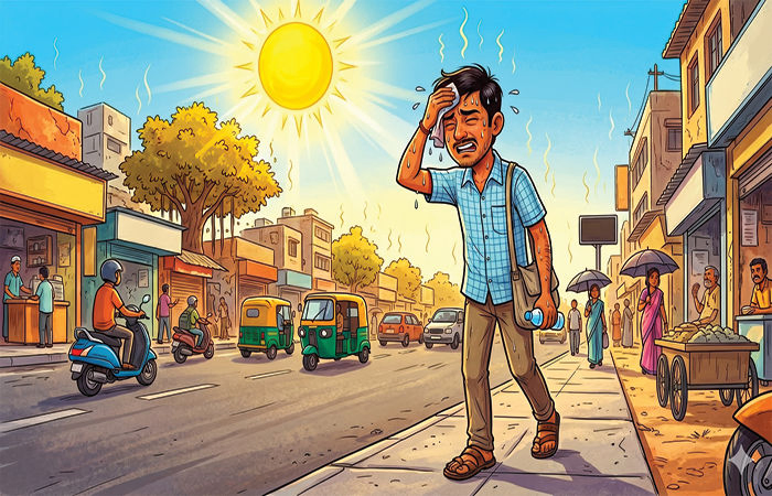 માણસને કાં તાપ નડે અને કાં પાપ નડે