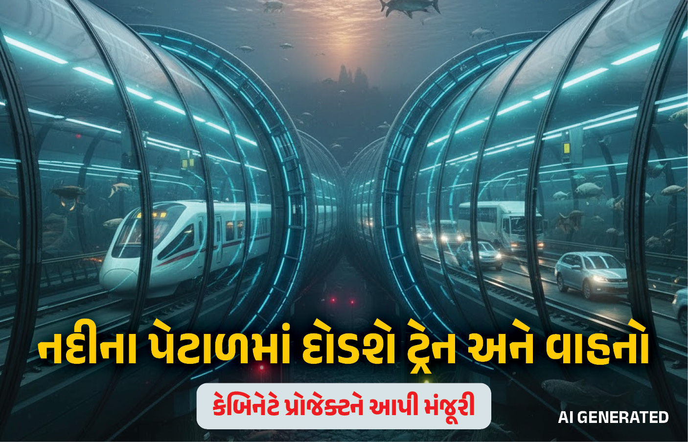 બ્રહ્મપુત્રા નદીના પેટાળમાં દોડશે ટ્રેન અને ગાડી : ભારતની પ્રથમ અંડરવોટર રોડ-કમ-રેલ ટનલને મળી મંજૂરી