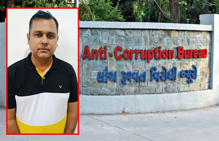 CGST inspector caught red-handed taking bribe in Ahmedabad