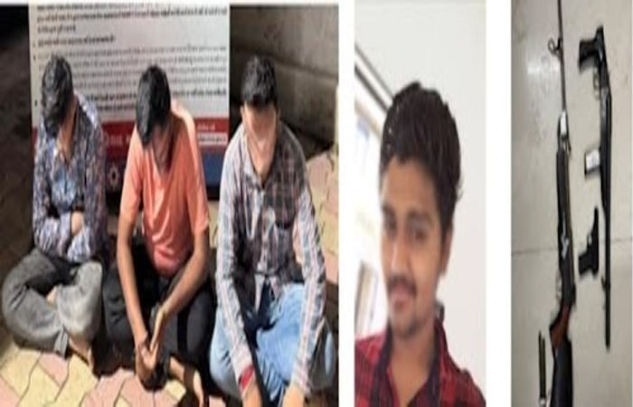જામનગરના વધુ 4 નબીરાઓને સોશિયલ મીડિયા પર હથિયાર સાથે ફોટા વાયરલ કરી સીન સપાટા કરવા અંગે પોલીસે ઝડપી લીધા
