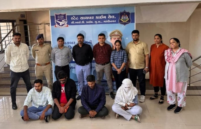 દેશવ્યાપી ₹719 કરોડનું સાયબર કૌભાંડ: ભાવનગરની બેંકના મેનેજર સહિત 4ની ધરપકડ, તાર દુબઈ-ચીન સુધી લંબાયા