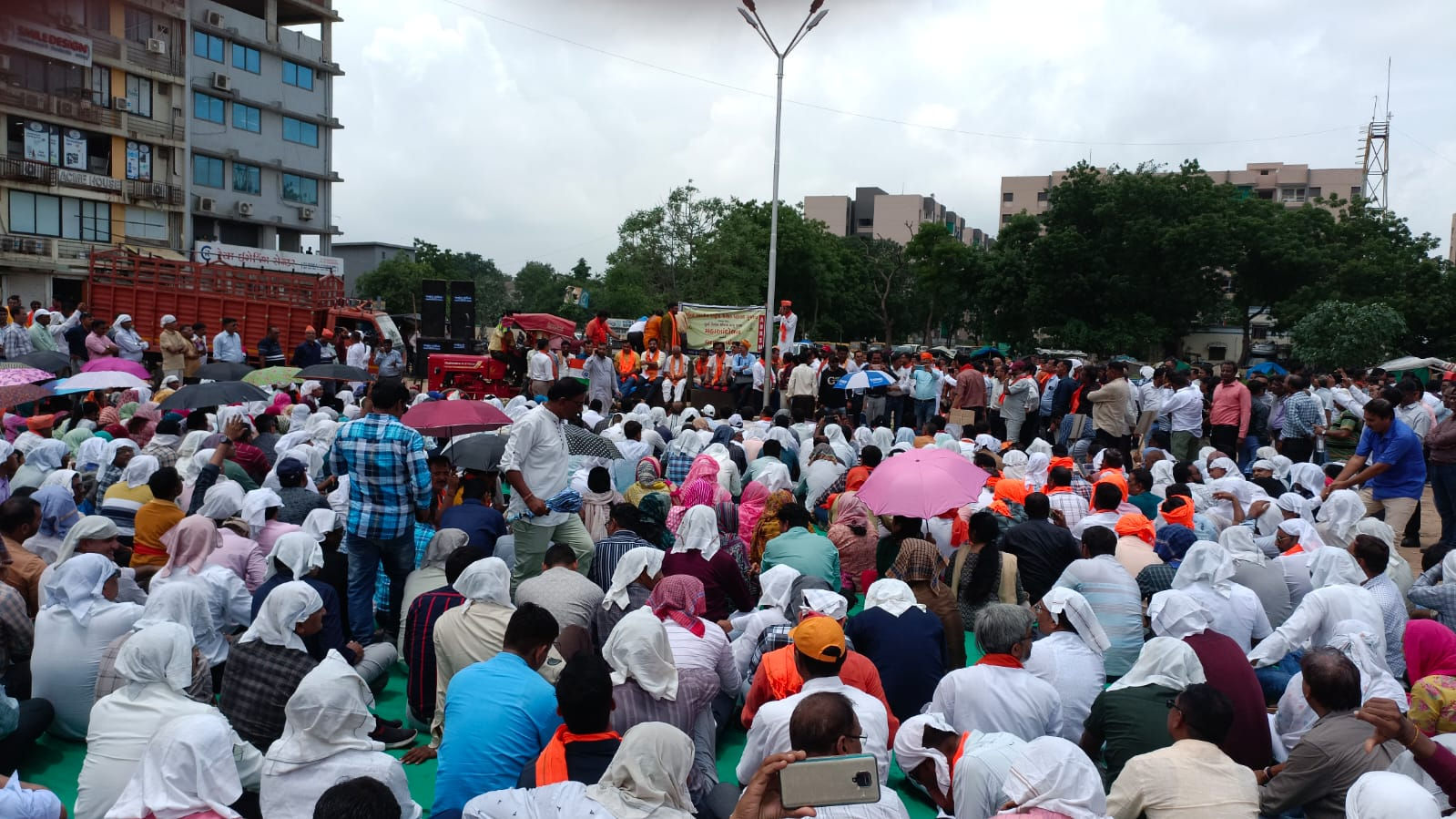 Teachers in Gujarat protest for pension, accuse govt of empty ‘election’ promises
