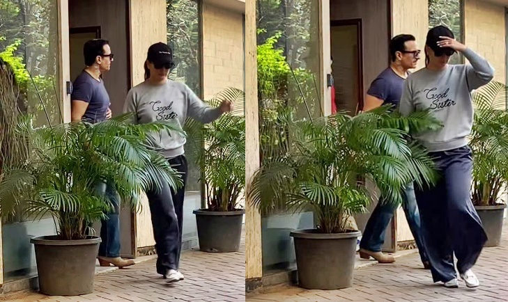 Saif Ali Khan & Kareena Kapoor step out together first time since the attack