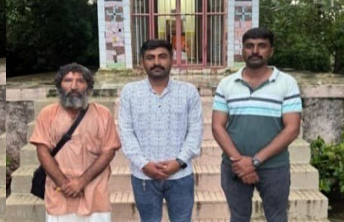 જામનગર: સજાથી બચવા સાધુ બનેલો આરોપી ઝડપાયો, ચેક રિટર્ન કેસમાં ફરાર આરોપી પૂજારી બની ગયો હતો
