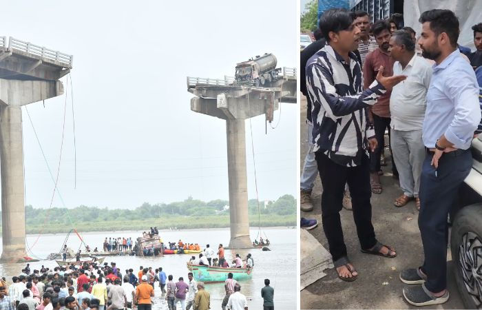 ગંભીરા બ્રિજ દુર્ઘટનામાં ગ્રામજને કરી સસ્પેન્ડેડ ઇજનેરની જાહેરમાં ઝાટકણી, વીડિયો વાયરલ