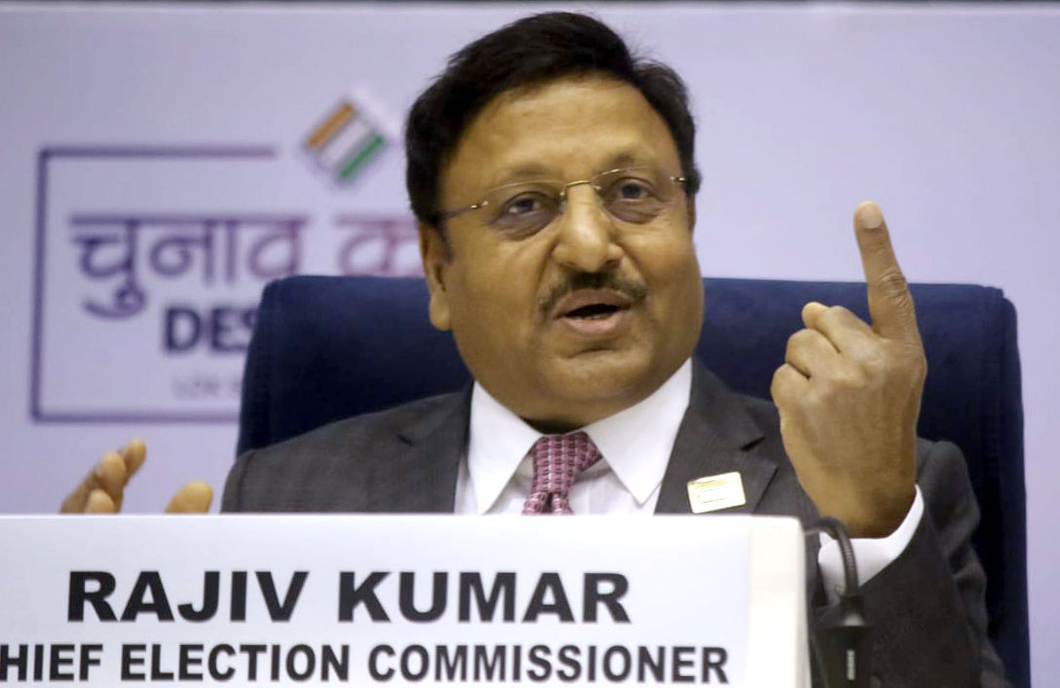 Election commissioner’s ‘shayari’ steals spotlight at Lok Sabha 2024 election schedule