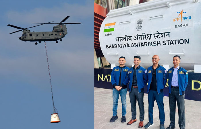 ગગનયાન મિશન પહેલા ISROને મળી મોટી સફળતા, Air Drop Testનું કર્યું પરીક્ષણ