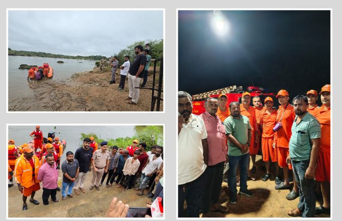 સાબરમતી નદીના ધસમસતા પ્રવાહમાં 7 લોકો ફસાયા, NDRFની ટીમે કલાકોની  મહેનત બાદ તમામનું રેસ્ક્યુ કર્યું