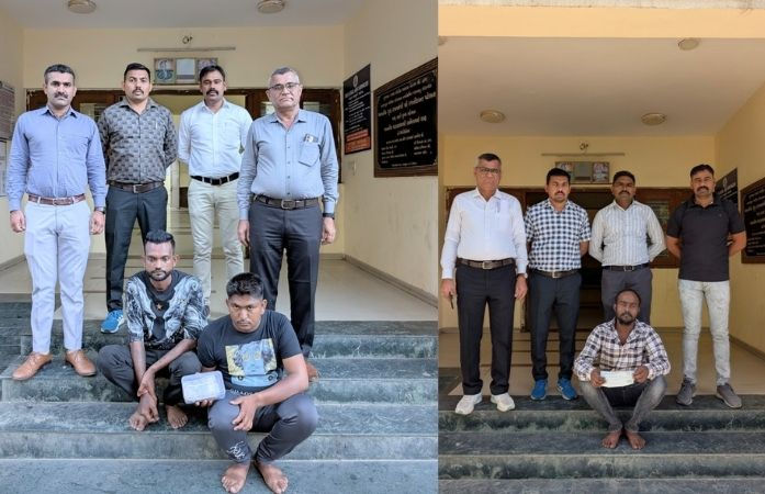 અમદાવાદ: વાડજમાં અકસ્માતના બહાને વૃદ્ધને ધમકાવી પૈસા પડાવતી ગેંગ ઝડપાઈ, ગણતરીના કલાકોમાં મુદ્દામાલ રિકવર