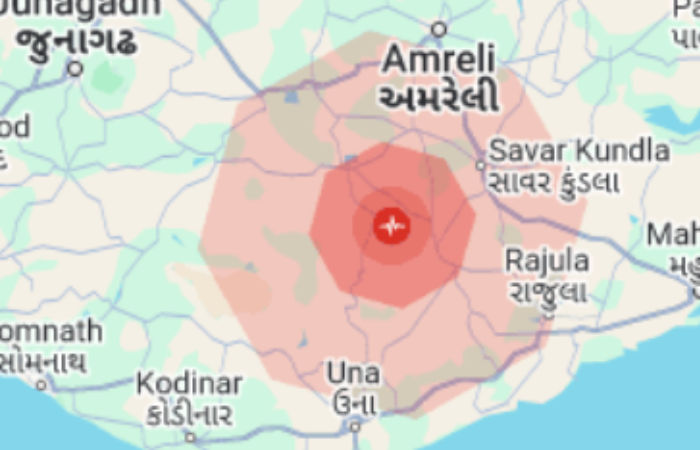 Earthquake shakes Gujarat's Amreli, no casualties reported