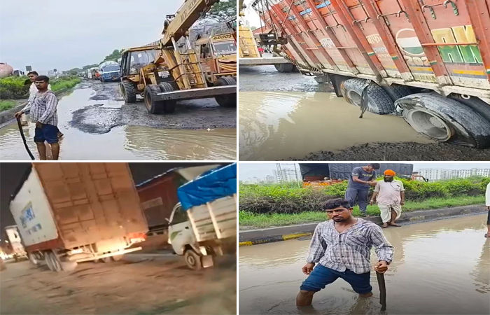 વડોદરાના હાઇવે પર બ્રિજો પાસે ખાડાઓને કારણે ટ્રાફિક જામની સમસ્યા, વાઘોડિયા ચોકડી પર 10 કિલોમીટરનો જામ