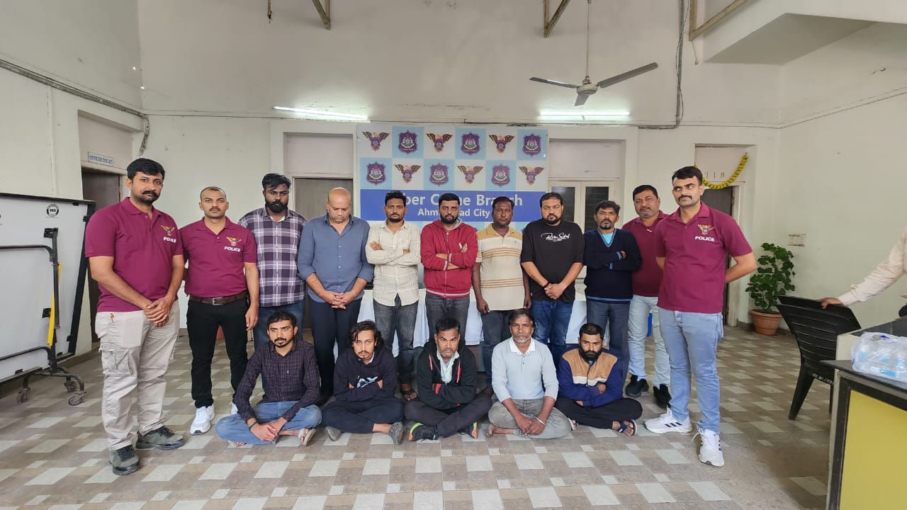 Ahmedabad senior citizen ‘digitally arrested’, duped of ₹7 crore in cyber scam, 12 held