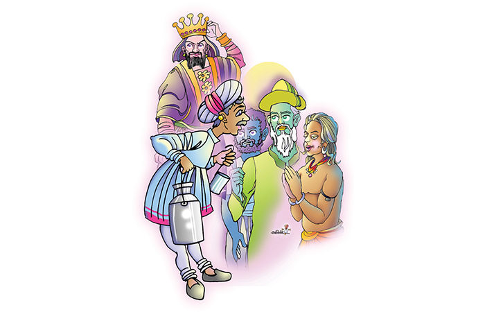 દે... પાણીમાં દૂધ !                                         .