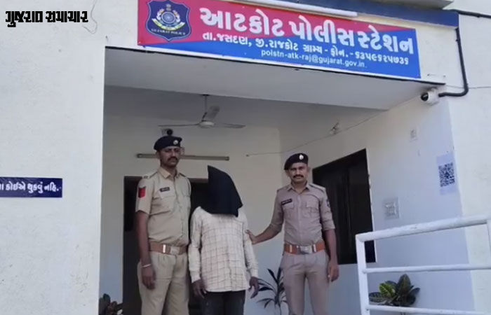 જસદણના દુષ્કર્મ કેસના આરોપીનું એન્કાઉન્ટર, ભાગવાનો પ્રયાસ કરનારા નરાધમને પોલીસે પગમાં ગોળી મારી