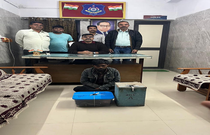 રૂ. 1.58 લાખના ગાંજા સાથે બિહારનો શખ્સ ઝડપાયો