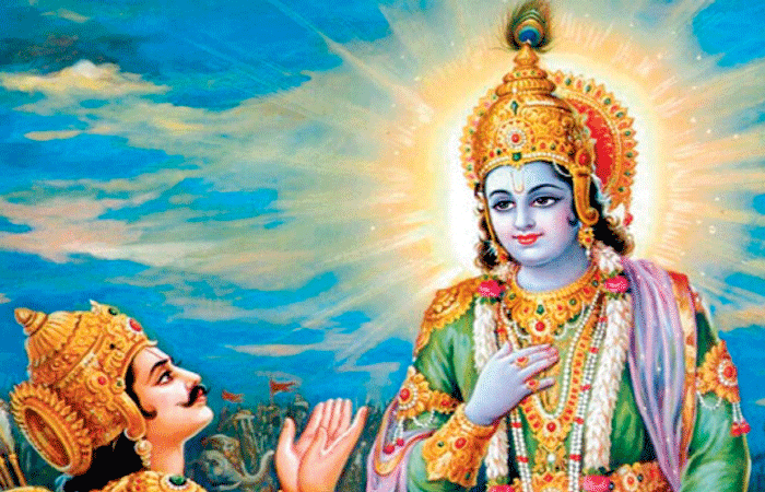'વિષાદ'થી વિજ્ય સુધી પહોંચાડતો સંદેશ એટલે 'શ્રીકૃષ્ણની' ભગવત્ગીતા          .