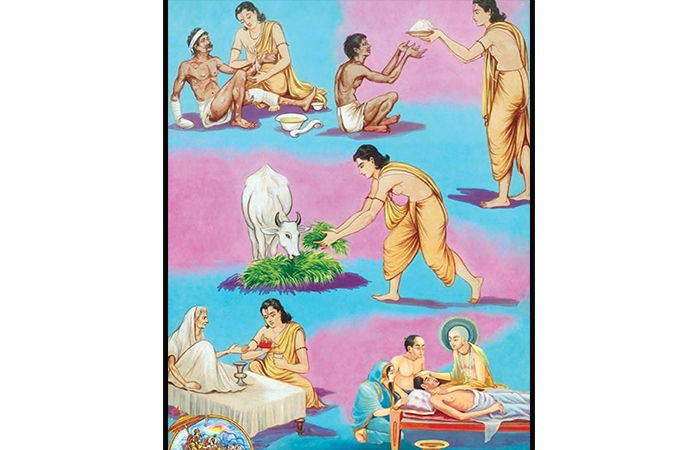 સંતોષ, શાતા અને શાંતિ                                       .