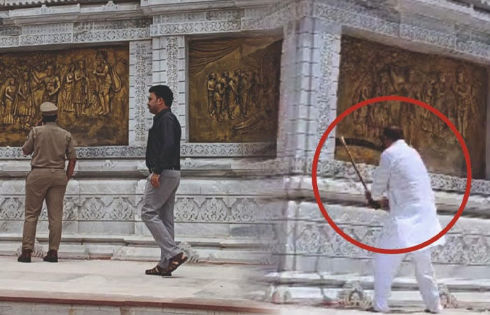 VIDEO : સાળંગપુરમાં વિવાદિત ભીંતચિત્રો પર કાળો કલર કરીને તોડવાનો કર્યો પ્રયાસ, એક વ્યક્તિની પોલીસે કરી અટકાયત
