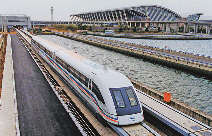 The Maglev Train Running 3 Inches Above the Ground