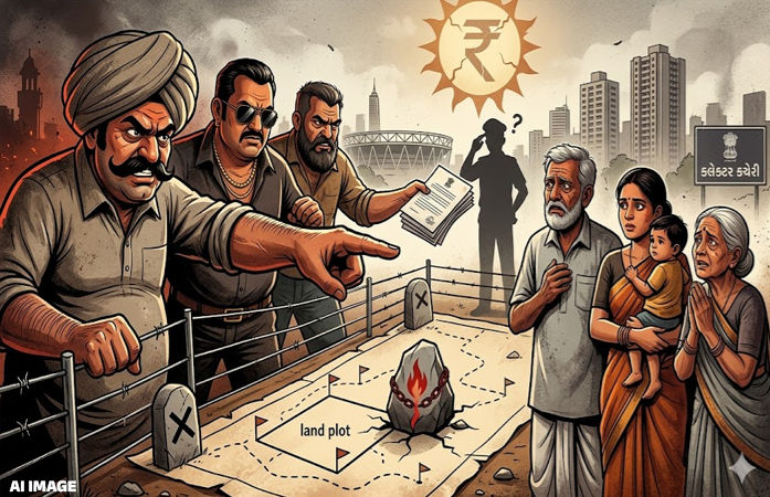 અમદાવાદમાં દર વર્ષે લેન્ડ ગ્રેબિંગની 700 જેટલી ફરિયાદ, 60% દફ્તરે! 5 વર્ષમાં 183 કેસમાં જ FIR