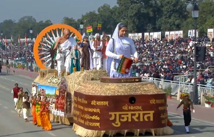 77મો પ્રજાસત્તાક દિવસ: કર્તવ્ય પથ પર પરેડમાં ગુજરાતના ટેબ્લો અને EUની ટુકડીનું આકર્ષણ